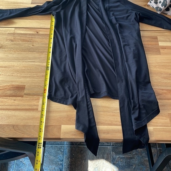 Eddie Bauer Black Waterfall Lightweight Cardigan size small - Picture 5 of 5